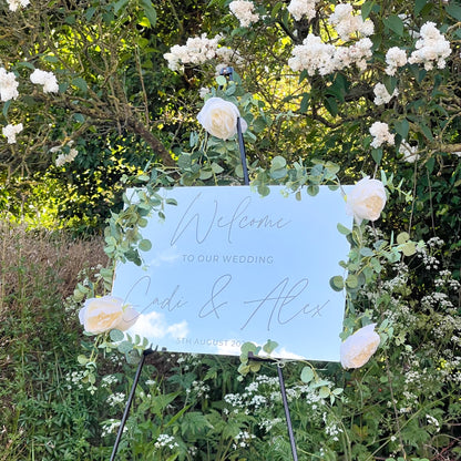 Wedding Welcome Sign A2 Size