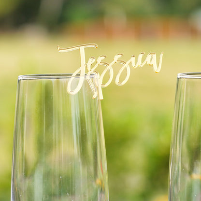 Personalised Wedding Drink charm